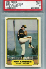 1982-fleer-576a-john-littlefield-psa9