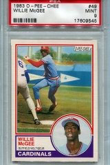 1983-o-pee-chee-49-willie-mcgee-psa9
