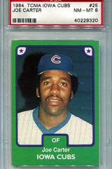 1984-tcma-iowa-cubs-25-joe-carter-psa8