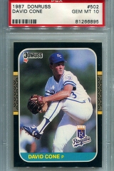 1987-donruss-502-david-cone-psa10