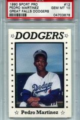1990-sport-pro-great-falls-dodgers-12-pedro-martinez-psa10