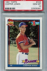 1991-topps-333-chipper-jones-psa10