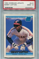 1992-donruss-update-u6-kenny-lofton-psa9