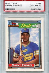 1992-topps-156-manny-ramirez-psa10