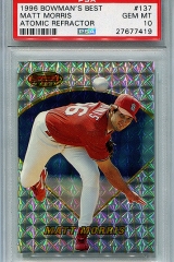 1996-bowmans-best-atomic-refractor-137-matt-morris-psa10