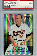 1996-pinnacle-cr1-cal-ripken-jr-tribute-psa9