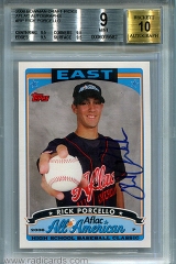 2006-topps-aflac-autographs-aflacrp-rick-porcello-bgs9