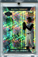 2007-topps-co-signers-hyper-plaid-silver-99a-ubaldo-jimenez-glenn-perkins