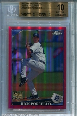 2009-topps-chrome-red-refractor-200-rick-porcello-bgs10