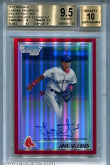 2010-bowman-chrome-prospects-red-refractor-bcp108b-jose-iglesias-bgs95