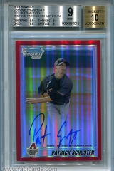 2010-bowman-chrome-prospects-red-refractor-bcp97b-patrick-schuster-bgs9