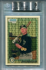 2010-bowman-chrome-prospects-superfractor-bcp61-josh-donaldson-bgs9