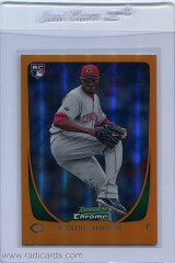 2011-bowman-chrome-orange-refractor-177-aroldis-chapman