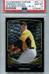 2013-bowman-draft-top-prospects-black-ice-tp12-jameson-taillon-psa10