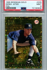 1995-bowman-gold-foil-229-derek-jeter-psa9