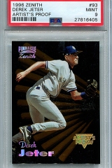 1996-zenith-artists-proof-93-derek-jeter-psa9