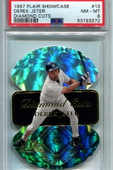 1997-flair-showcase-diamond-cuts-13-derek-jeter-psa8