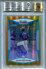 2008-bowman-chrome-prospects-gold-refractor-bcp121-jason-heyward-bgs9