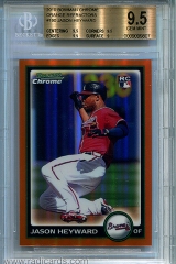 2010-bowman-chrome-orange-refractor-190-jason-heyward-bgs95