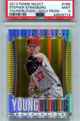 2013-select-youngbloods-prizm-gold-yb9-stephen-strasburg-psa9