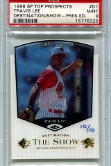 1998-sp-top-prospects-destination-the-show-presidents-edition-d1-travis-lee-psa9