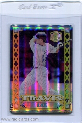 1999-topps-stars-n-steel-gold-domed-holographic-27-travis-lee