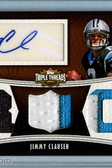 2010-topps-triple-threads-pigskin-114a-jimmy-clausen